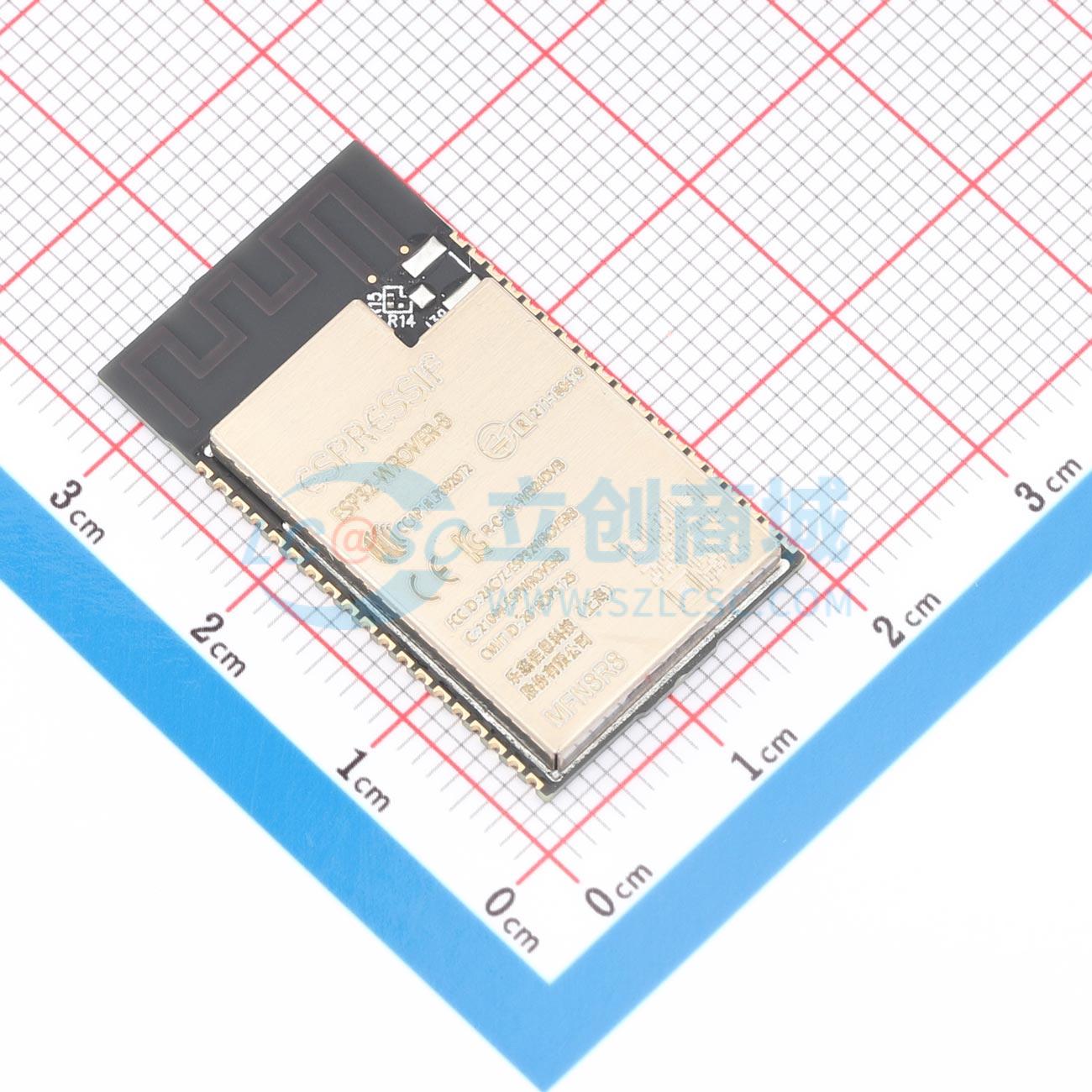 Smart Home Iot - 3 Stück ESP32-WROVER-B-N8R8 SMD 31,4 x