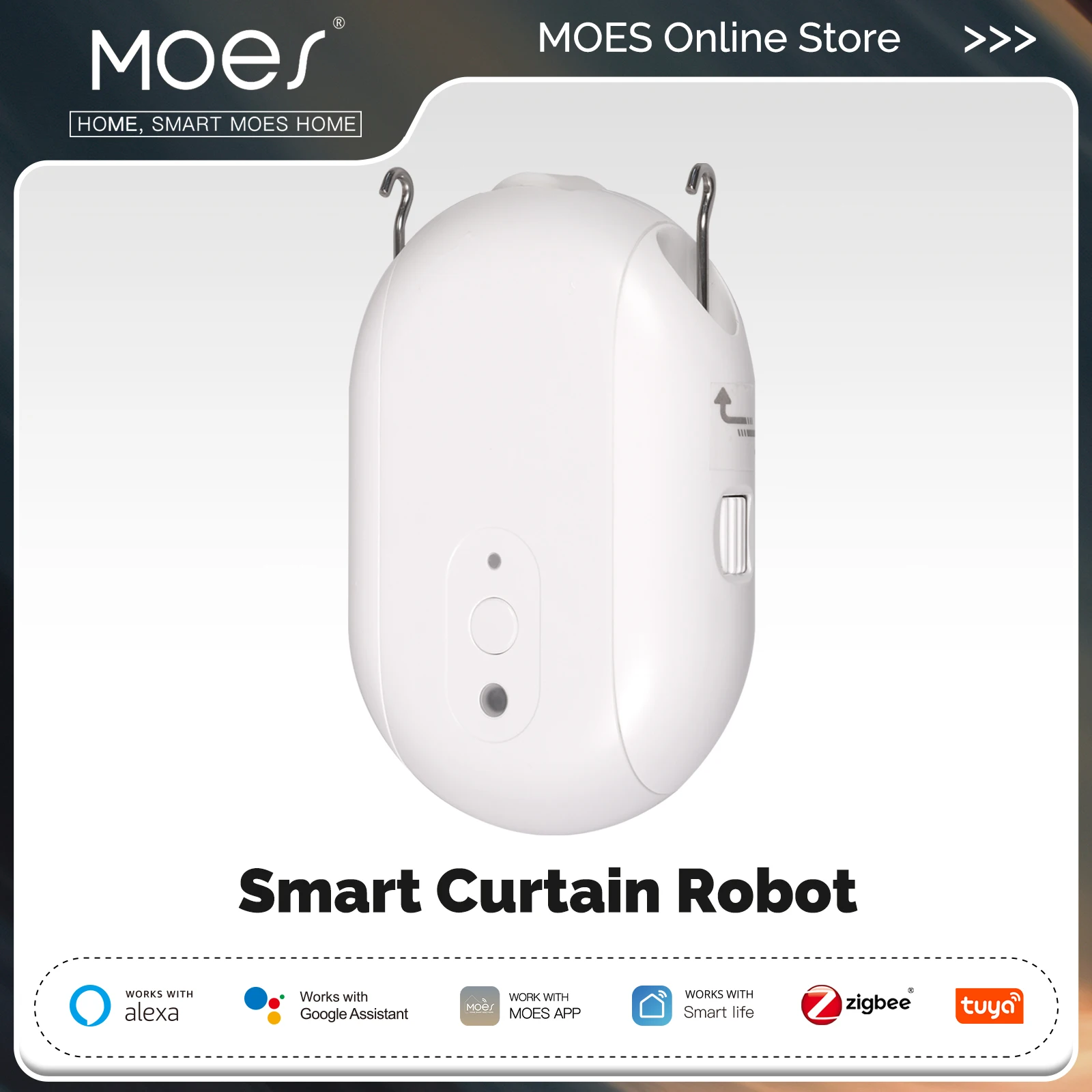 Smart Curtain Robot - MOES Tuya ZigBee Smart Elektrische Vorhang