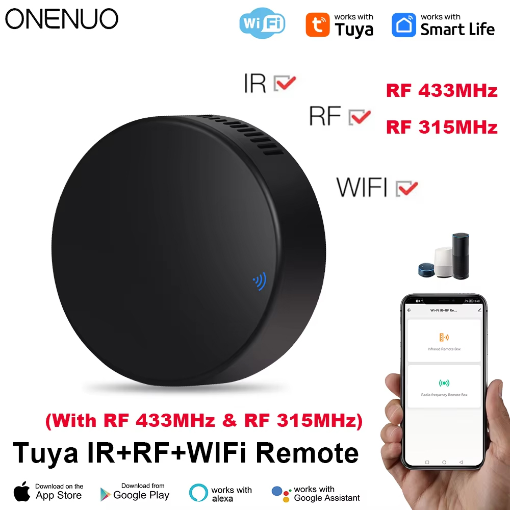 Smart Home Web - Tuya WiFi RF IR-Fernbedienung 433 MHz/315