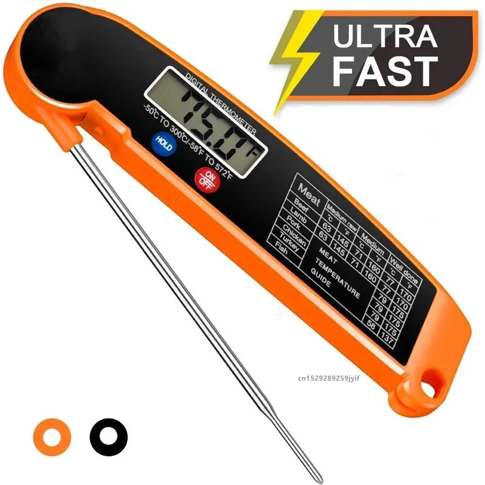 Smart Home Utensils - Digitales Küchen-Lebensmittelthermometer für Fleisch, Wasser, Milch,