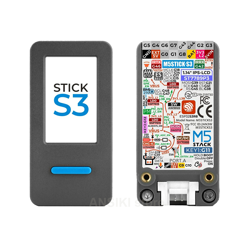 Smart Home Iot - M5Stack M5StickS3 ESP32-S3 IoT-Entwicklungskit Tragbar mit