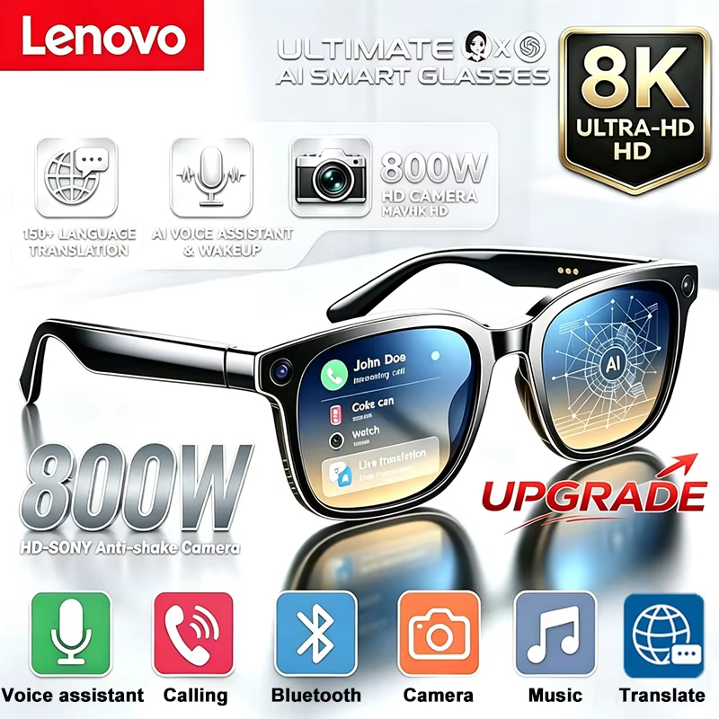 Smart Home Ai - Lenovo AI Smart Shooting-Brille mit 800W