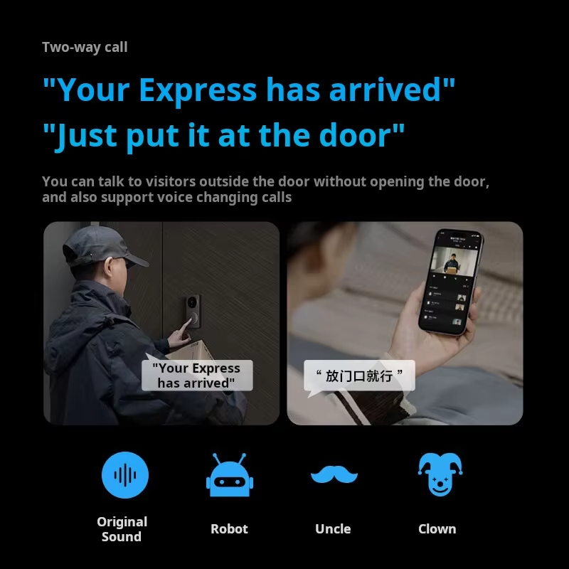 Smart Home Video Doorbell App - Aqara Smart Video-Türklingel G4 1080P HD