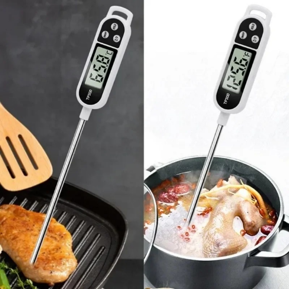 Smart Home Utensils - Digitales Küchen-Lebensmittelthermometer TP300 Wasser- und Ölthermometer