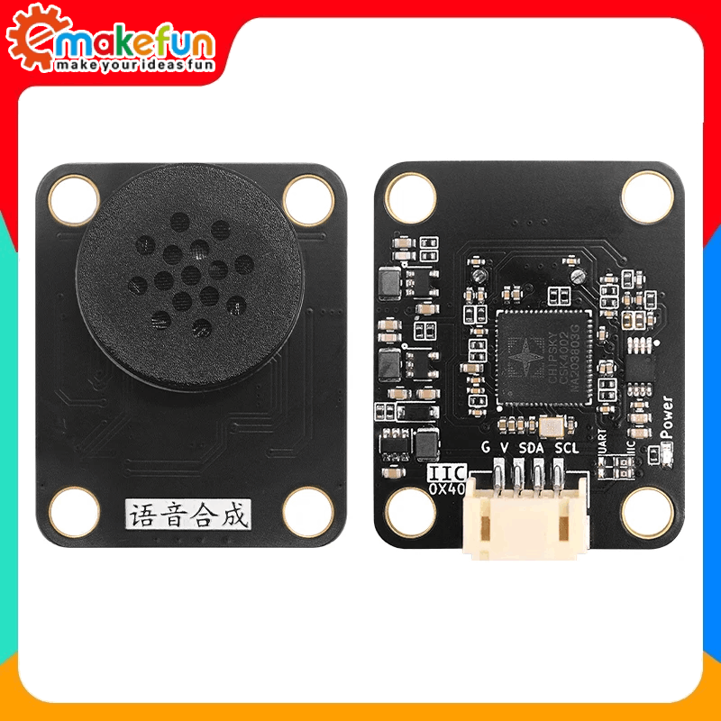 Smart Home Micro Bit - Emakefun Schwerkraft-Sprachsynthesemodul unterstützt das Lesen mit