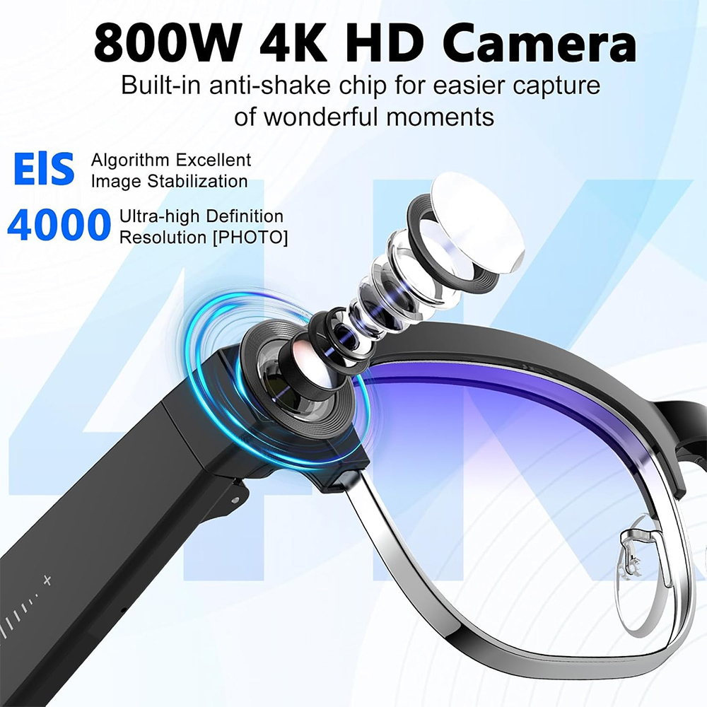 4K Smart AI-Brille mit 8MP-Kam – Smart Home Ai Bewertung und Preis