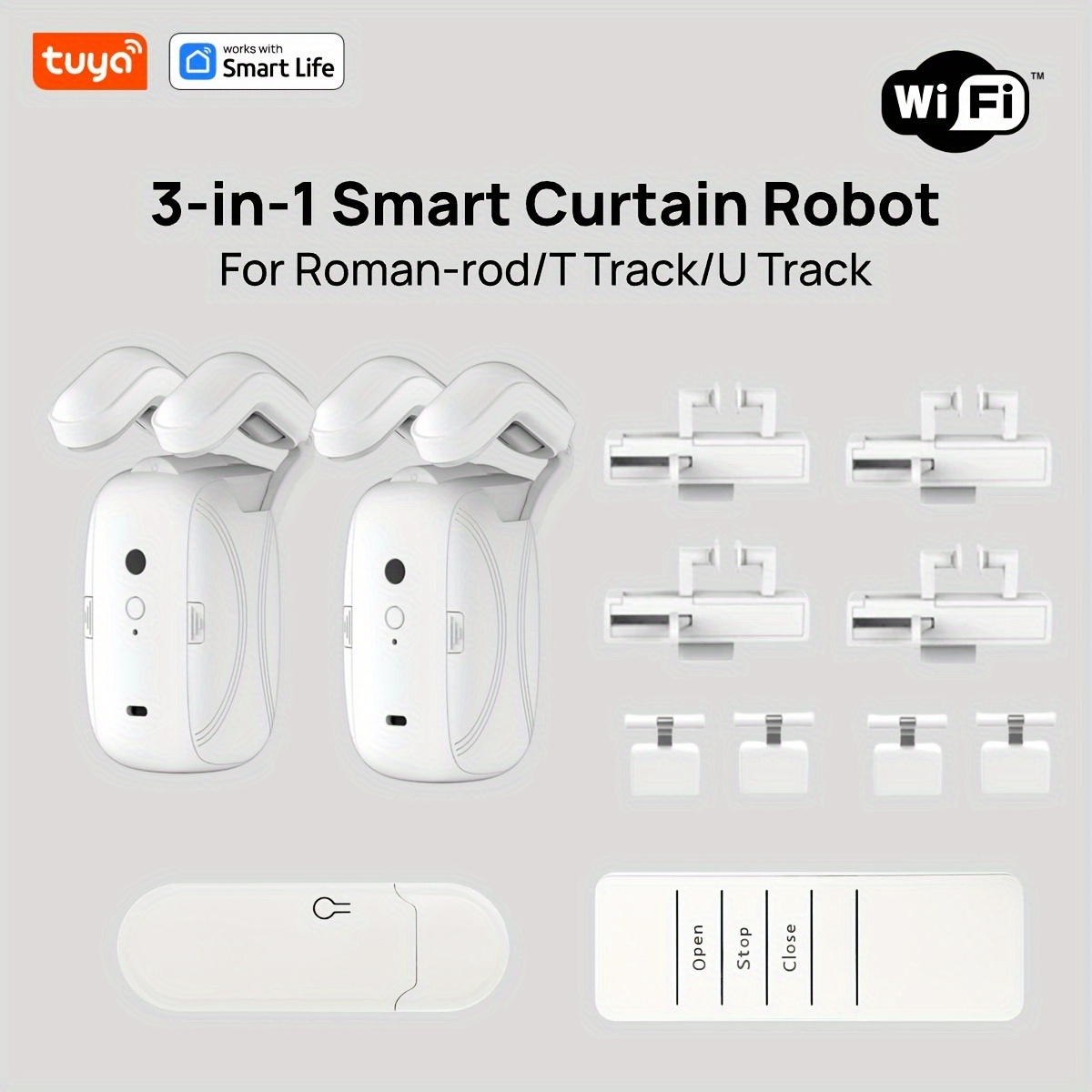 1/2 Stück Tuya Smart WiFi Vorh – Smart Curtain Robot Bewertung und Preis