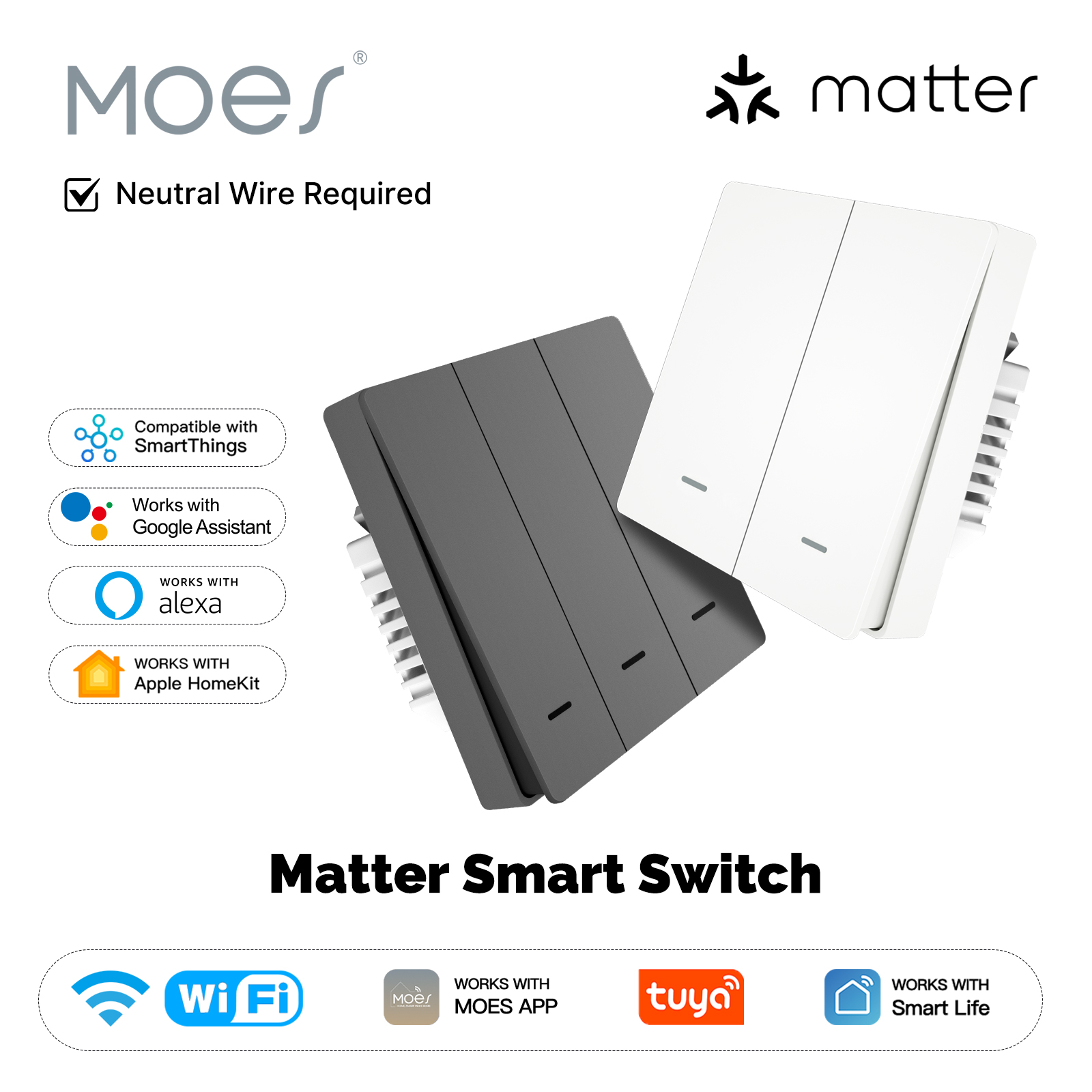 MOES Matter Tuya WiFi Smart Li – Smart Home Web Bewertung und Preis