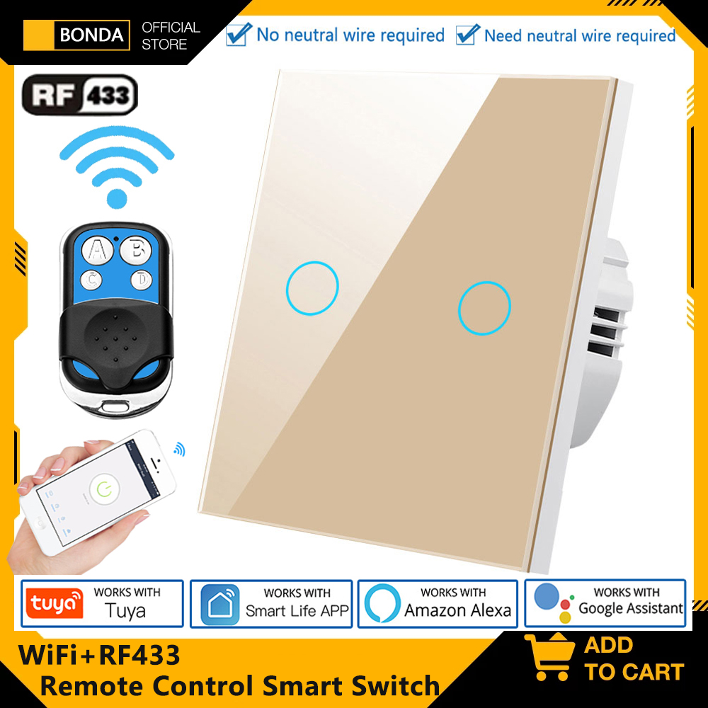 Tuya EU WiFi+RF433 Smart Fernb – Smart Home Web Bewertung und Preis