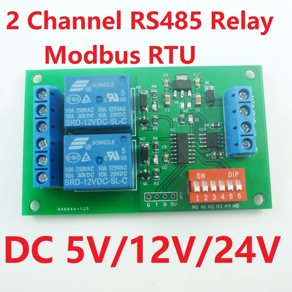 2-Kanal-Modbus-RTU-Relaismodul – Smart Home With Plc Bewertung und Preis