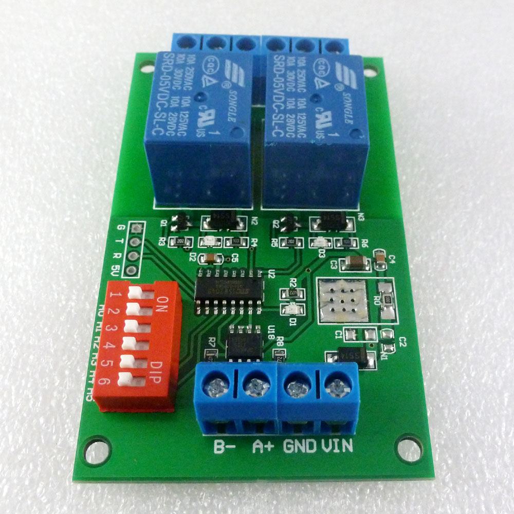 2-Kanal-Modbus-RTU-Relaismodul – Smart Home With Plc Bewertung und Preis