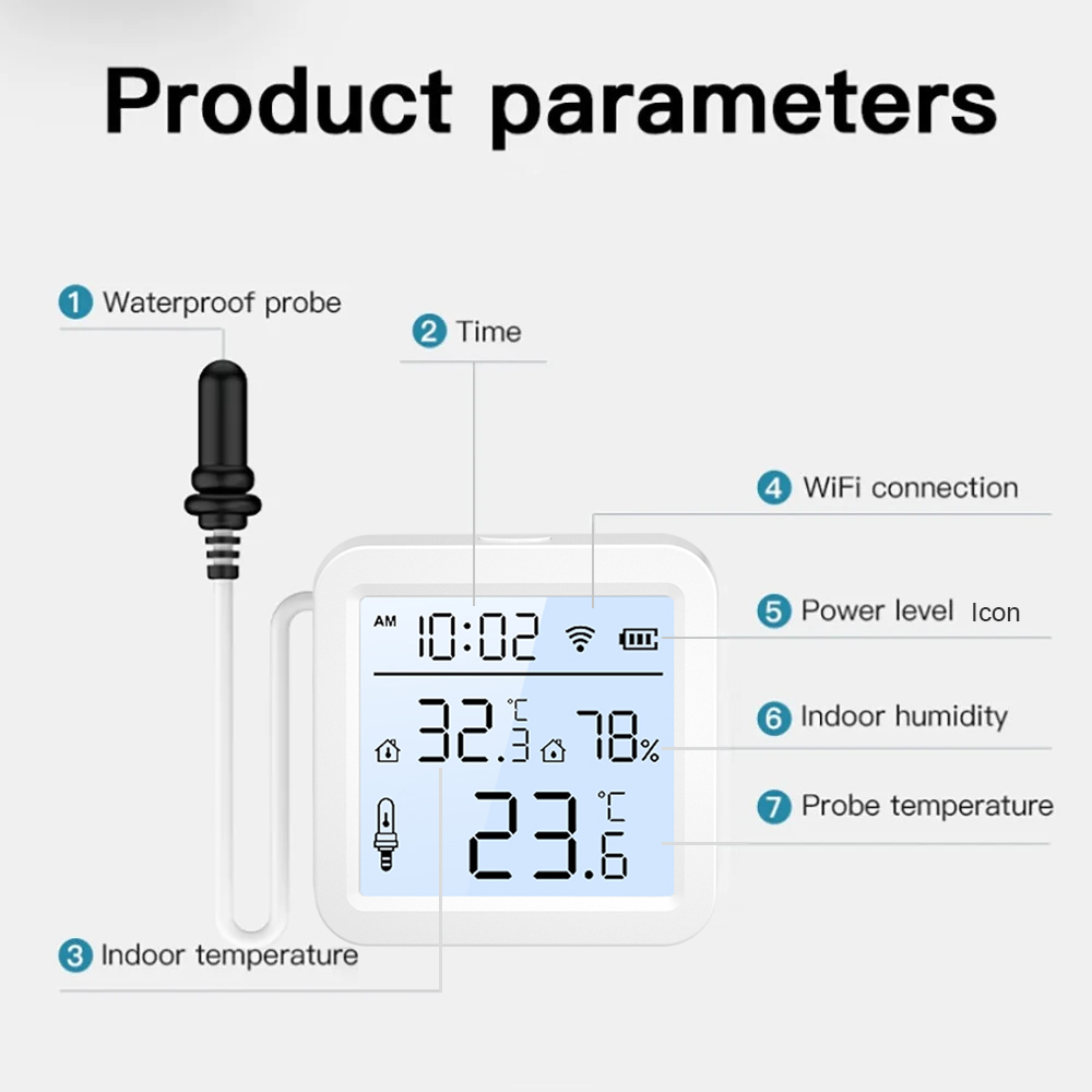 WLAN-Feuchtigkeits- und Temper – Smart Home Web Bewertung und Preis