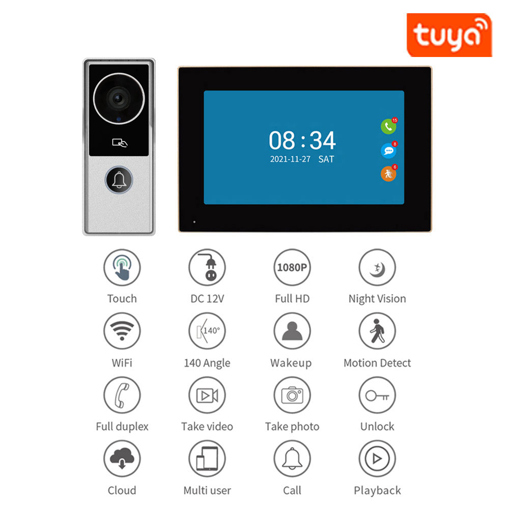 TUYA 1080P 7/10 Zoll Touchscre – Smart Home Video Doorbell App Bewertung und Preis